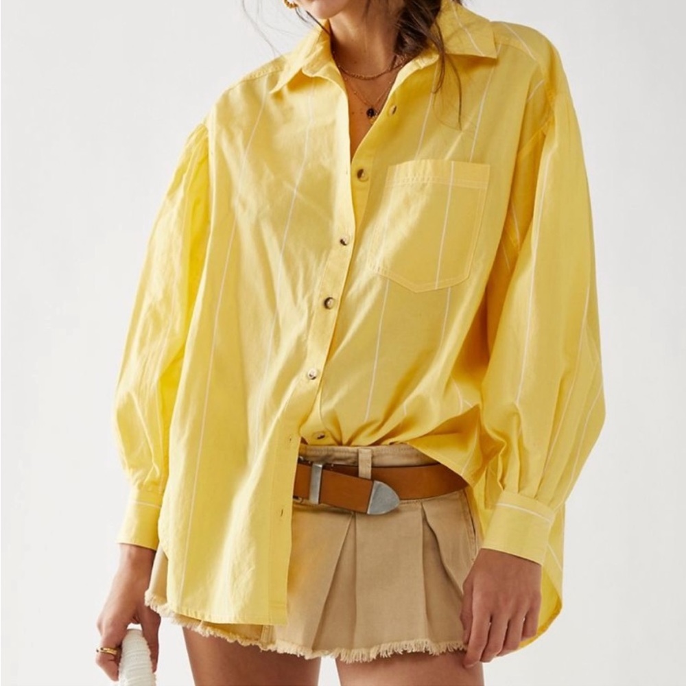 NWT Free People We the Free Happy Hour Striped Top - Picture 5 of 5